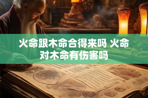 火命跟木命合得来吗 火命对木命有伤害吗 火命跟木命合得来吗 火命对木命有伤害吗