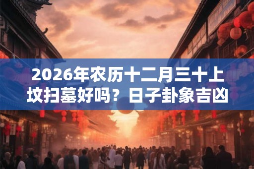 2026年农历十二月三十上坟扫墓好吗？日子卦象吉凶？
