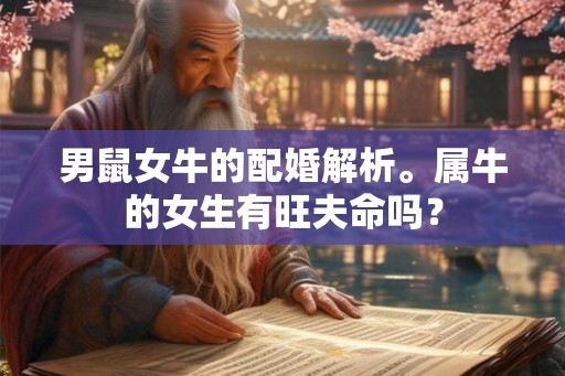 男鼠女牛的配婚解析。属牛的女生有旺夫命吗？