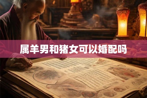 属羊男和猪女可以婚配吗