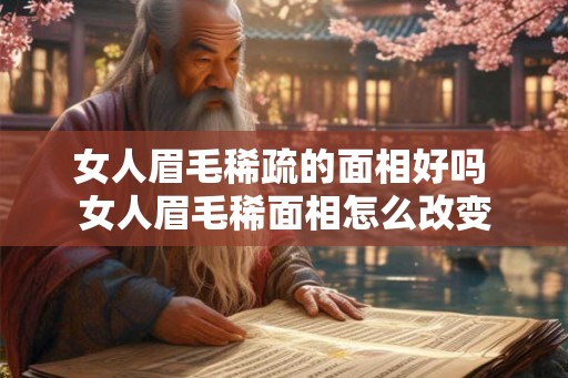 女人眉毛稀疏的面相好吗 女人眉毛稀面相怎么改变 女人眉毛稀疏的面相好吗 女人眉毛稀面相怎么改变