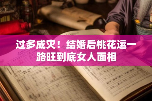 过多成灾！结婚后桃花运一路旺到底女人面相