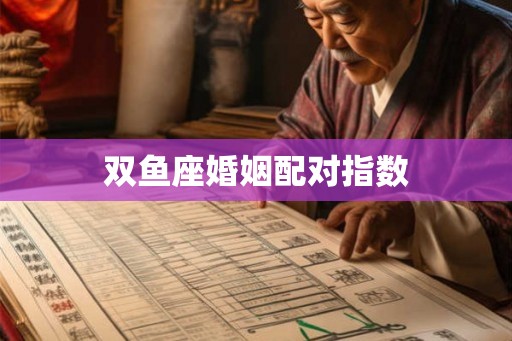 双鱼座婚姻配对指数