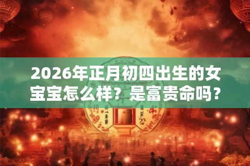 2026年正月初四出生的女宝宝怎么样？是富贵命吗？
