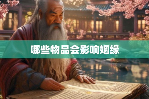 哪些物品会影响姻缘