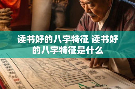 读书好的八字特征 读书好的八字特征是什么 读书好的八字特征 读书好的八字特征是什么