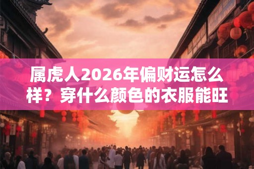 属虎人2026年偏财运怎么样？穿什么颜色的衣服能旺财？