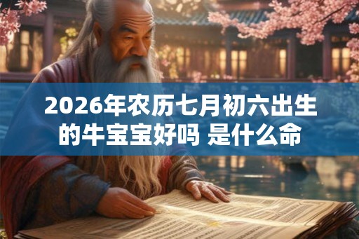 2026年农历七月初六出生的牛宝宝好吗 是什么命