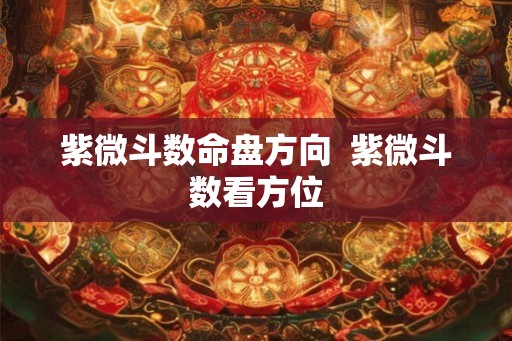 紫微斗数命盘方向 紫微斗数看方位 紫微斗数命盘方向 紫微斗数看方位