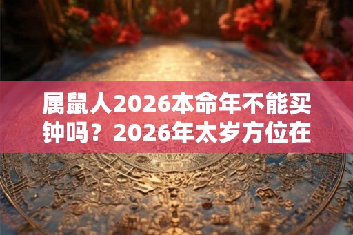 属鼠人2026本命年不能买钟吗?2026年太岁方位在哪 属鼠人2026本命年不能买钟吗?2026年太岁方位在哪