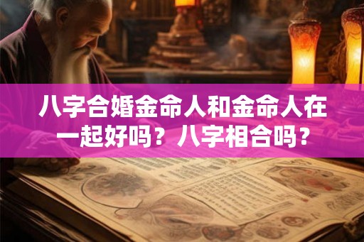 八字合婚金命人和金命人在一起好吗？八字相合吗？