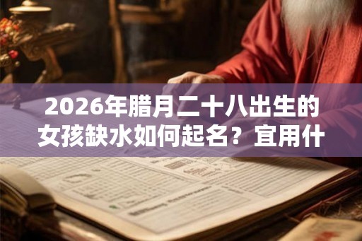 2026年腊月二十八出生的女孩缺水如何起名？宜用什么字？