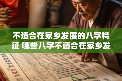 不适合在家乡发展的八字特征 哪些八字不适合在家乡发展