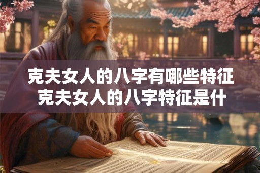 克夫女人的八字有哪些特征 克夫女人的八字特征是什么