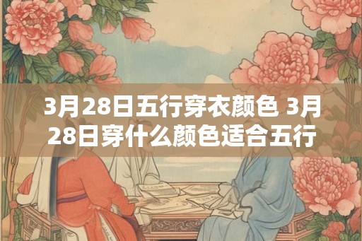3月28日五行穿衣颜色 3月28日穿什么颜色适合五行