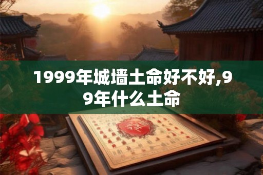 1999年城墙土命好不好,99年什么土命 1999年城墙土命好不好,99年什么土命