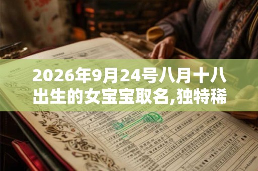 2026年9月24号八月十八出生的女宝宝取名,独特稀有 2026年9月24号八月十八出生的女宝宝取名,独特稀有