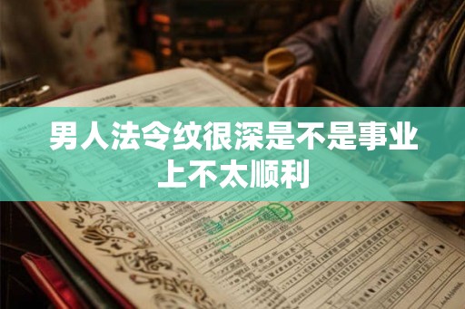 男人法令纹很深是不是事业上不太顺利