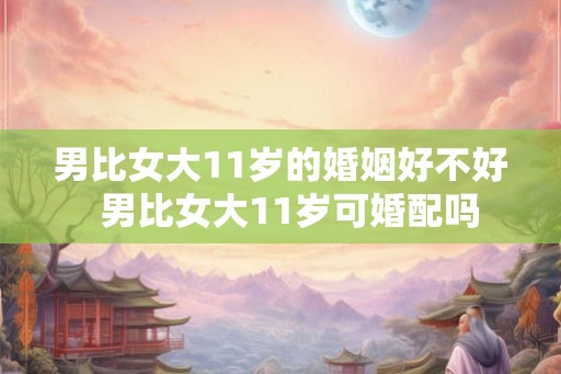 男比女大11岁的婚姻好不好  男比女大11岁可婚配吗