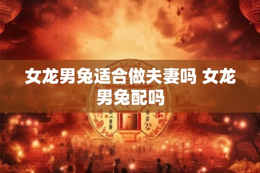 女龙男兔适合做夫妻吗 女龙男兔配吗