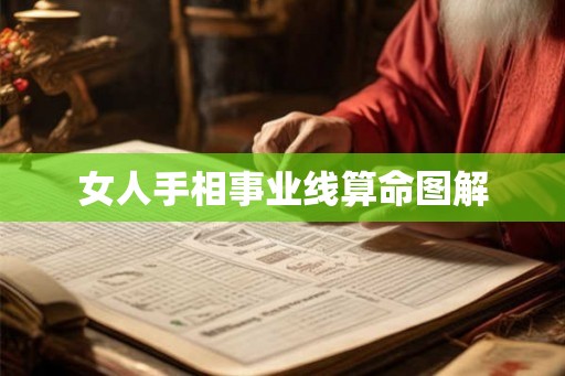 女人手相事业线算命图解