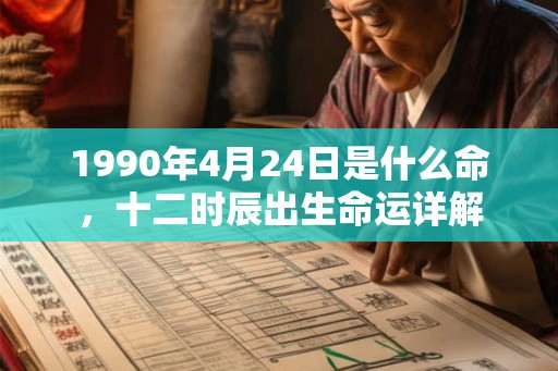 1990年4月24日是什么命，十二时辰出生命运详解