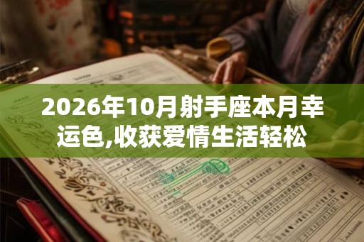 2026年10月射手座本月幸运色,收获爱情生活轻松