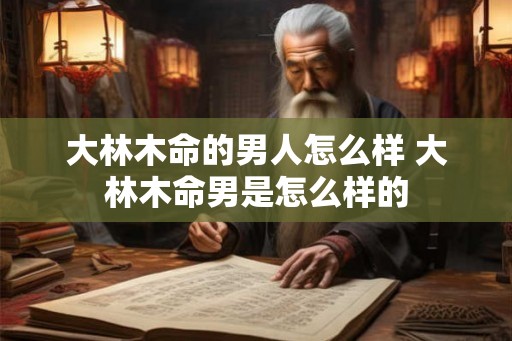 大林木命的男人怎么样 大林木命男是怎么样的