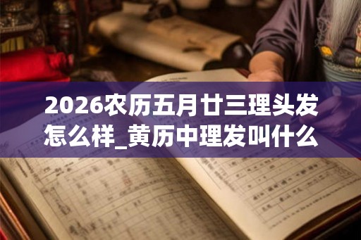 2026农历五月廿三理头发怎么样_黄历中理发叫什么 2026农历五月廿三理头发怎么样_黄历中理发叫什么