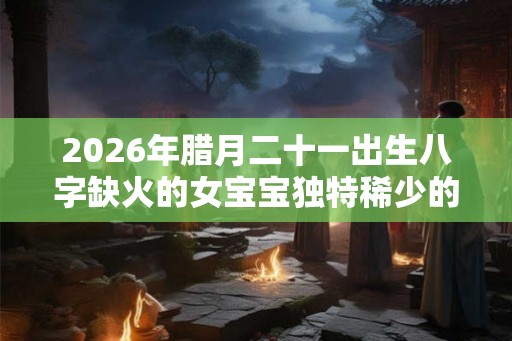 2026年腊月二十一出生八字缺火的女宝宝独特稀少的名字