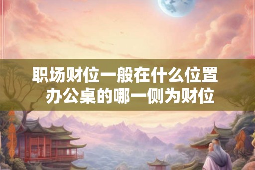 职场财位一般在什么位置 办公桌的哪一侧为财位 职场财位一般在什么位置 办公桌的哪一侧为财位