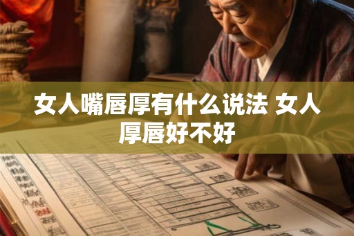 女人嘴唇厚有什么说法 女人厚唇好不好