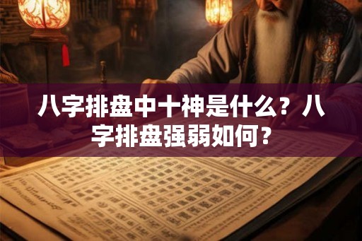 八字排盘中十神是什么？八字排盘强弱如何？