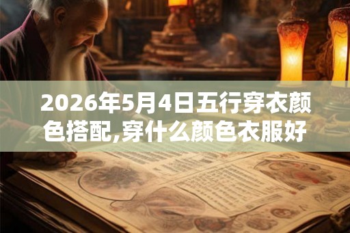 2026年5月4日五行穿衣颜色搭配,穿什么颜色衣服好
