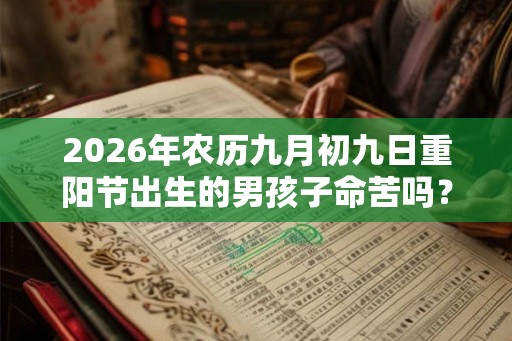 2026年农历九月初九日重阳节出生的男孩子命苦吗？