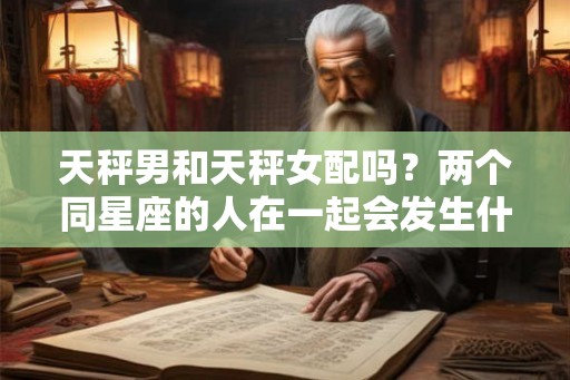 天秤男和天秤女配吗？两个同星座的人在一起会发生什么？
