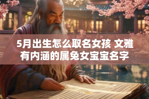 5月出生怎么取名女孩 文雅有内涵的属兔女宝宝名字