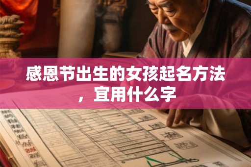 感恩节出生的女孩起名方法，宜用什么字