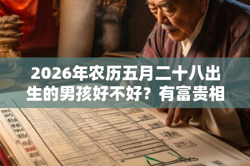 2026年农历五月二十八出生的男孩好不好?有富贵相吗? 2026年农历五月二十八出生的男孩好不好?有富贵相吗?