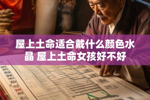 屋上土命适合戴什么颜色水晶 屋上土命女孩好不好
