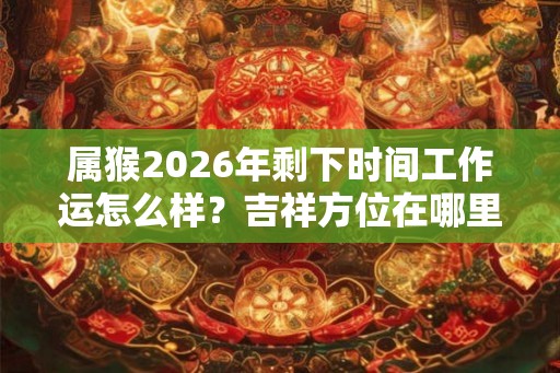 属猴2026年剩下时间工作运怎么样?吉祥方位在哪里? 属猴2026年剩下时间工作运怎么样?吉祥方位在哪里?
