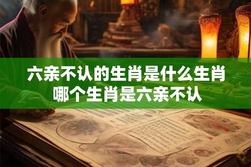 六亲不认的生肖是什么生肖 哪个生肖是六亲不认 六亲不认的生肖是什么生肖 哪个生肖是六亲不认