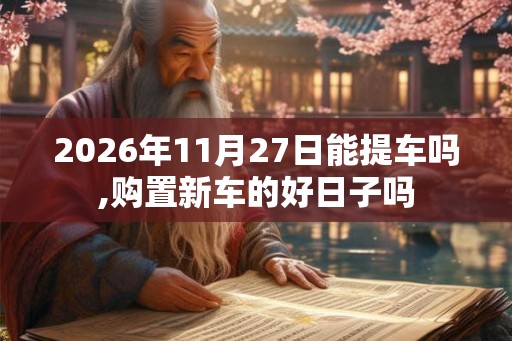 2026年11月27日能提车吗,购置新车的好日子吗