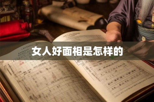 女人好面相是怎样的