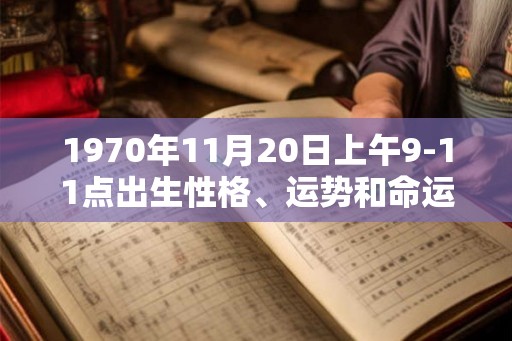 1970年11月20日上午9-11点出生性格、运势和命运