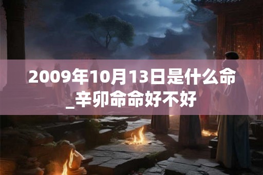 2009年10月13日是什么命_辛卯命命好不好