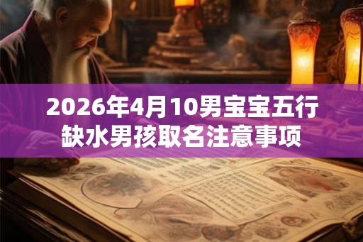 2026年4月10男宝宝五行缺水男孩取名注意事项
