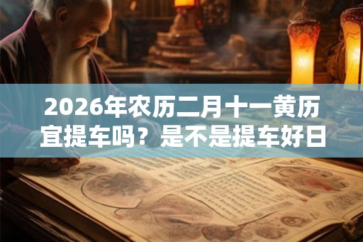 2026年农历二月十一黄历宜提车吗？是不是提车好日子？