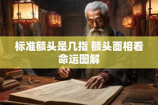 标准额头是几指 额头面相看命运图解