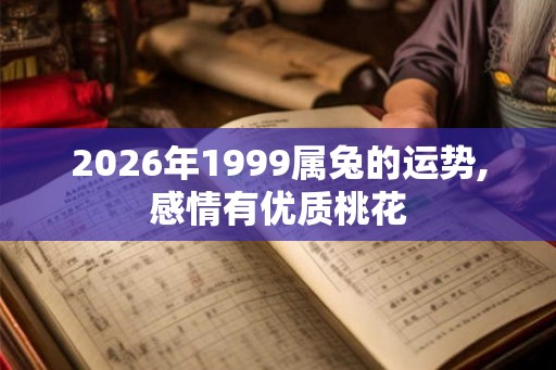 2026年1999属兔的运势,感情有优质桃花